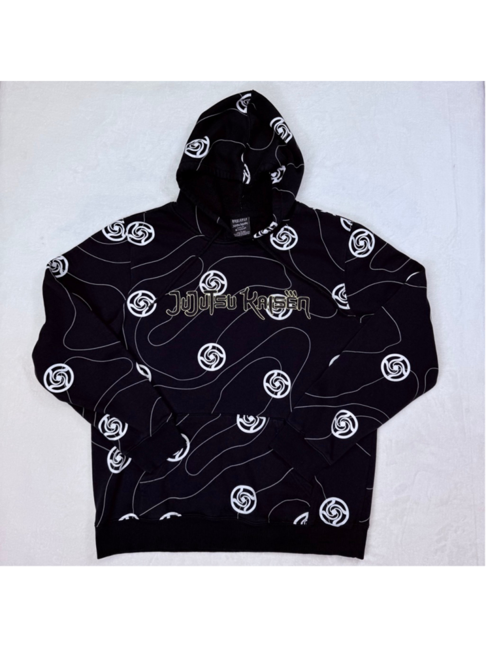 Men's Jujutsu Kaisen Black & White Designed Casual Hoodie Large - Picture 2 of 13
